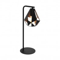 Eglo-Calton 4 Table Lamp - Black / Copper Colour-Antique